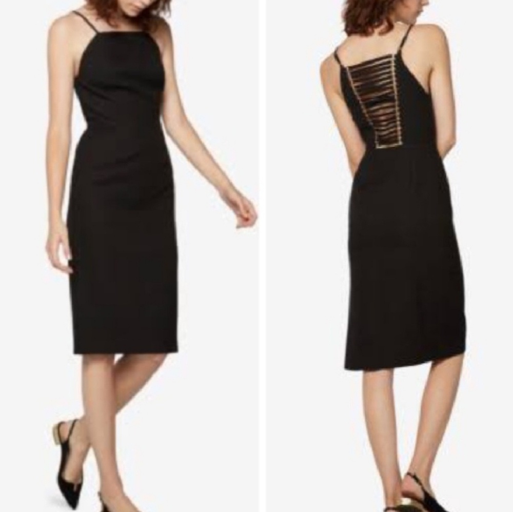 Black dress with cute back detail